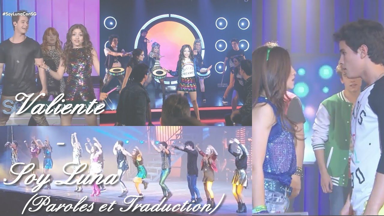 Valiente - Cast de Soy Luna (Paroles et Traduction)