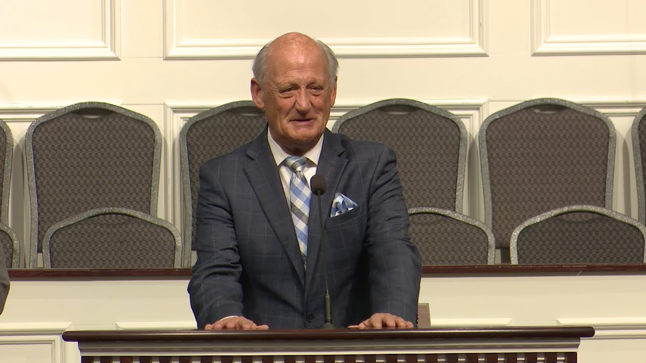 Dr. Jack Trieber preaching 