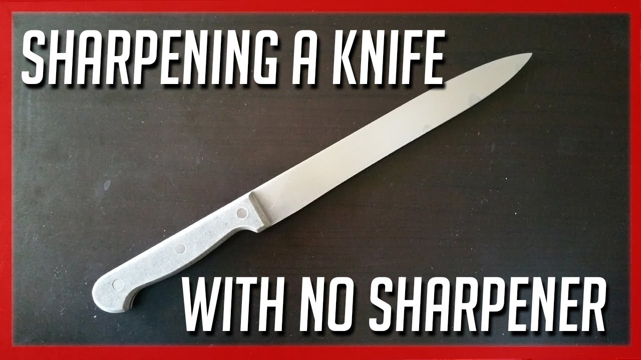 Apartment Prepper Sharpen a Knife Without a Sharpener
