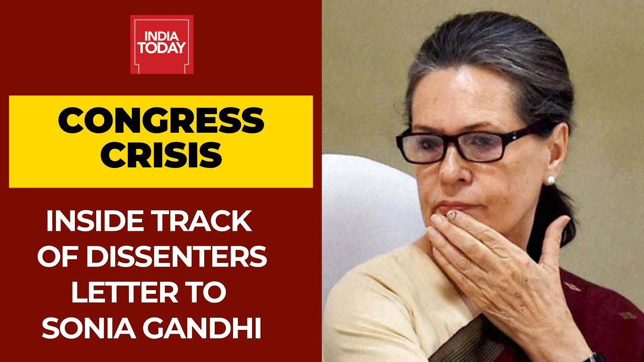 What Prompted  To Congress Leaders To Send Letter To Sonia Gandhi?