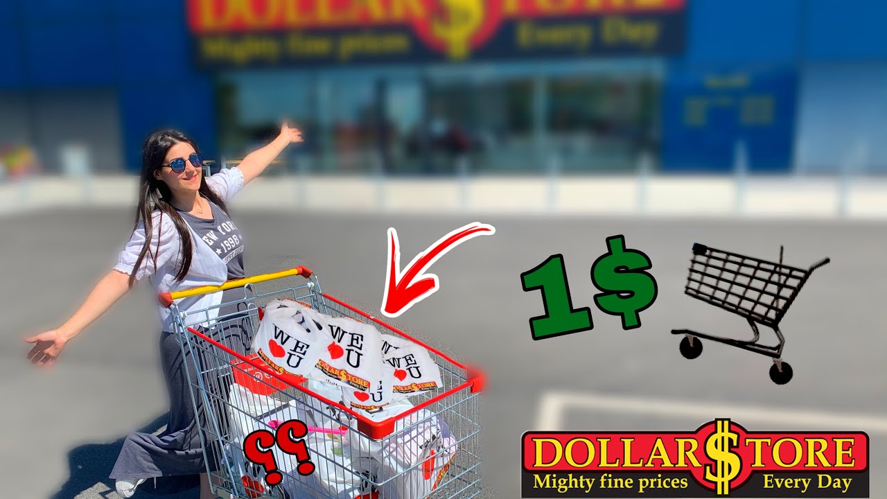 تسوقو معي🛒 أكبر مشتريات من محل (1) دولار| شوفو شو اشتريت