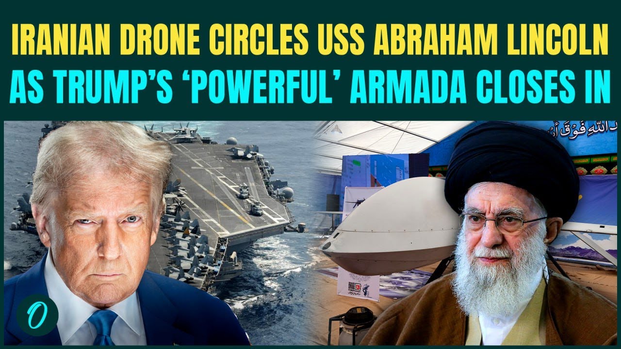Iran TRIES TO ATTACK Trump’s Nuclear Warship? Iranian Drone BUZZES USS Abraham Lincoln| US vs Iran