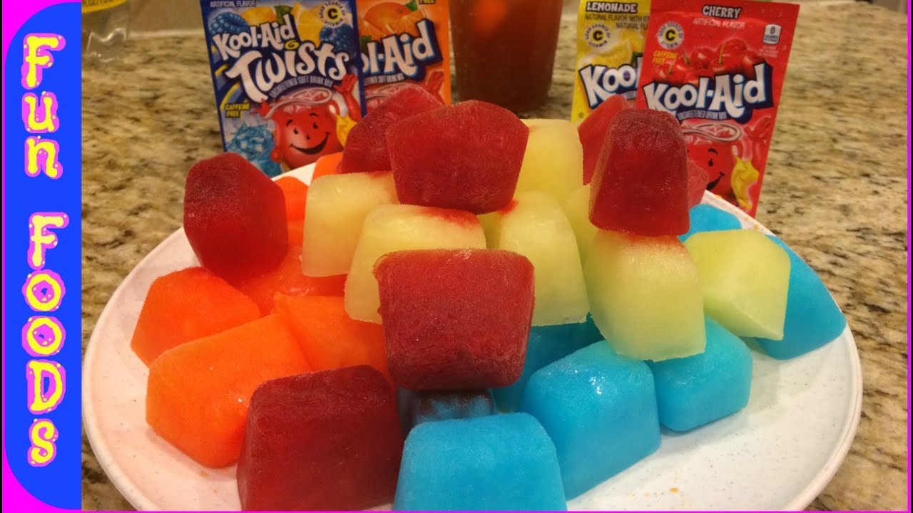How to Make Glowing Kool-Aid Ice Cubes | Glow in the Dark Ice Cubes