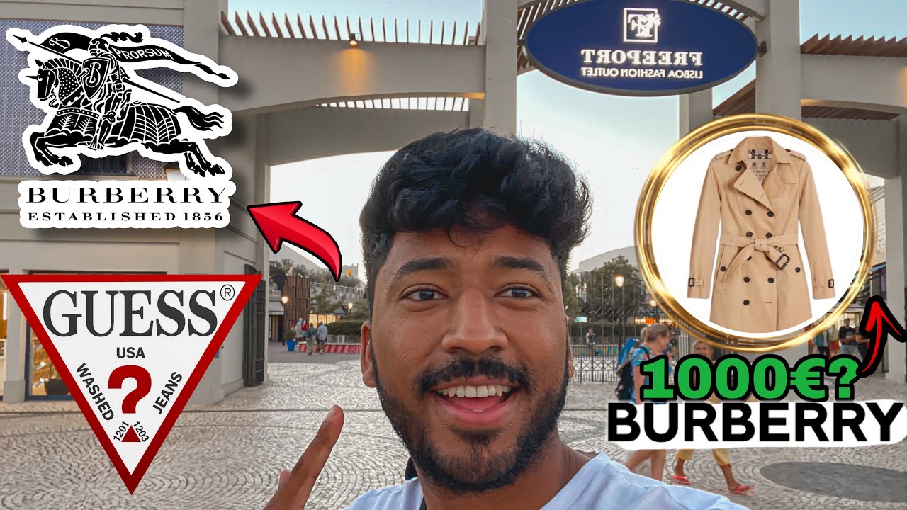 PREÇOS NA OUTLET DA BURBERRY E GUESS EM PORTUGAL | Lojas de Rico