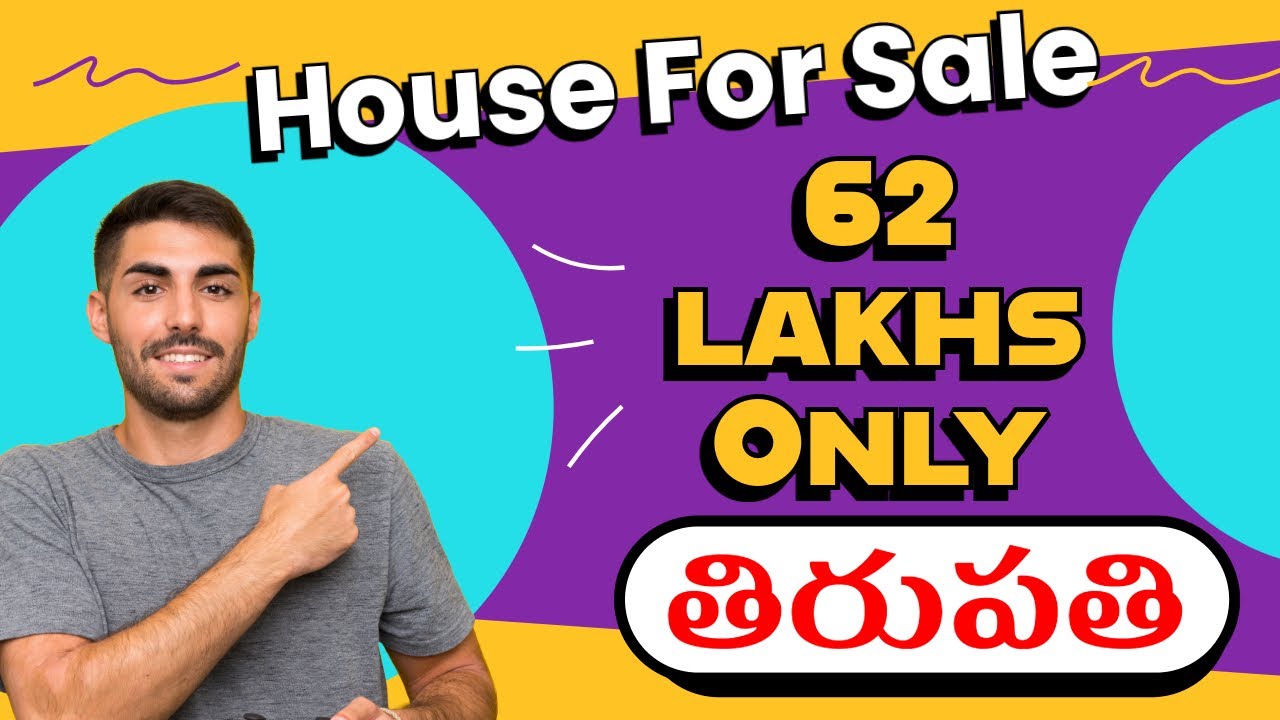 🌟House For Sale🏚️Tirupati!🏢📍Near Tiruchanoor🛕29 Ankanams🌟Ready to Move💸East Facing💫Bank Loan Avail✨