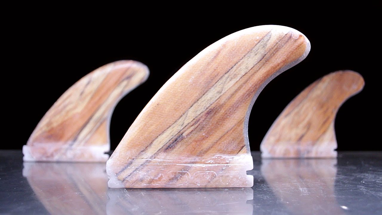 Homemade Spalted Birch Surfboard Fins - Fin Friday