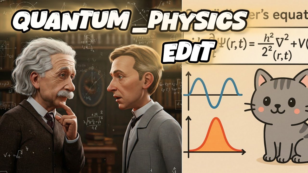 🔥 Quantum Physics Edit × Schrodinger Equation 🌟 - The Quantum World Vibes_2025