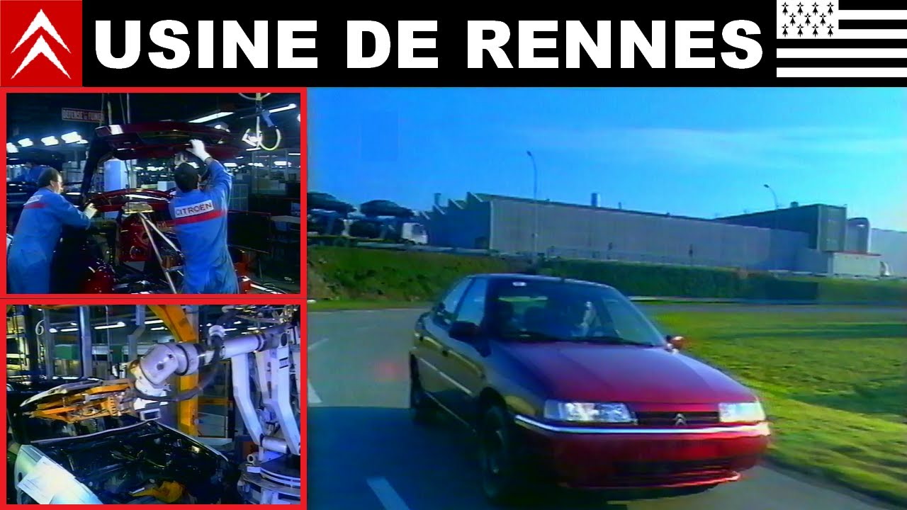 Citroën unité de production de Rennes (fabrication de la Xantia)