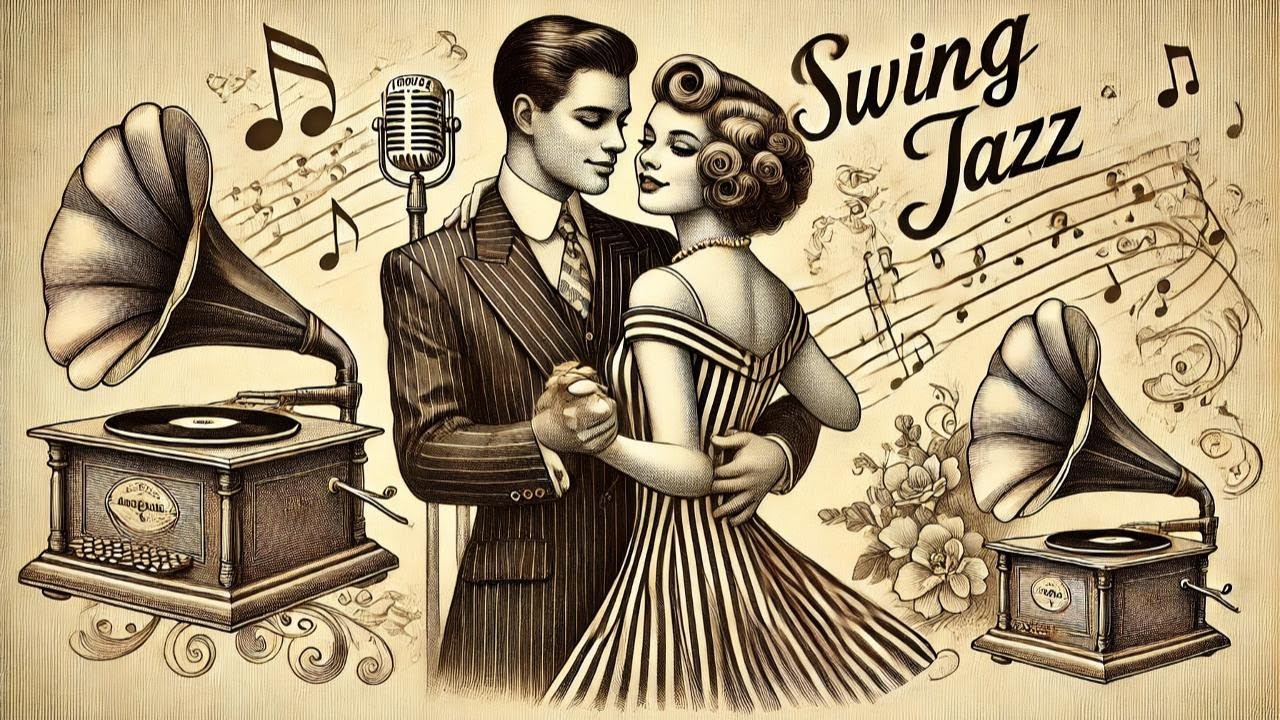 1930s–1940s Swing Jazz Evening ✨ Romantic Vintage Jazz for Cozy Nights & Gentle Mood