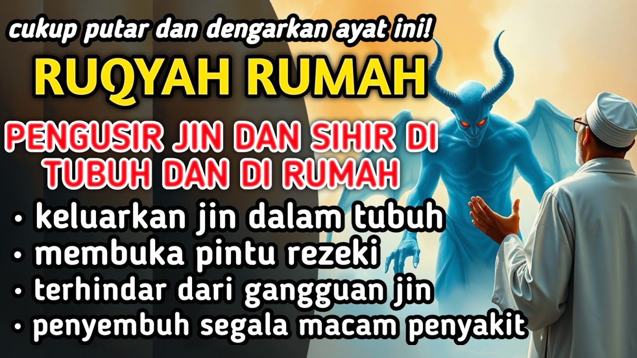 RUQYAH RUMAH PENGUSIR JIN, SETAN & SIHIR DI RUMAH & TUBUH, PENENANG HATI & PIKIRAN | ALAA AQEL