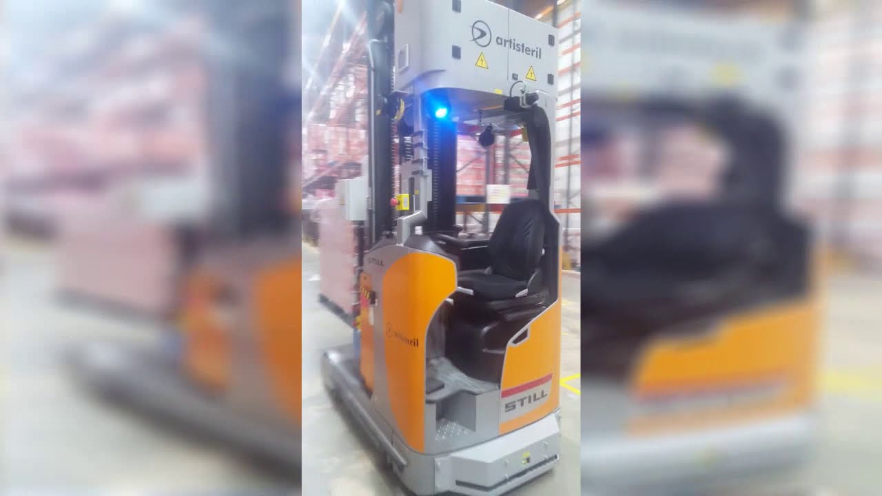 AGV  STILL Warehouse FMX reach truck by ARTISTERIL