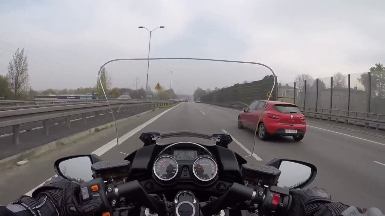 Kawasaki GTR 1400 jazda próbna z kuframi.