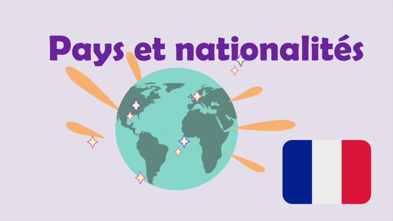 Pays et nationalités | Países y Nacionalidades en Francés | Learn French