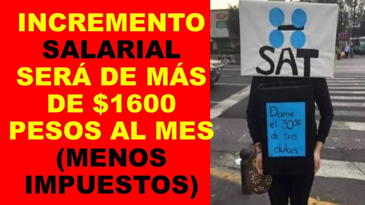 Soy Docente: INCREMENTO SALARIAL SERÁ DE MÁS DE $1600 PESOS AL MES (MENOS IMPUESTOS)