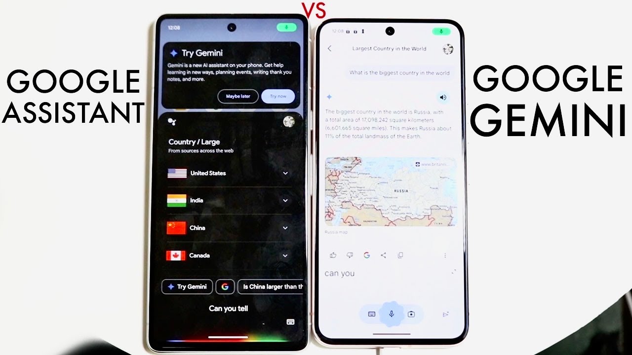 Google Assistant против Google Gemini! (Что лучше?)