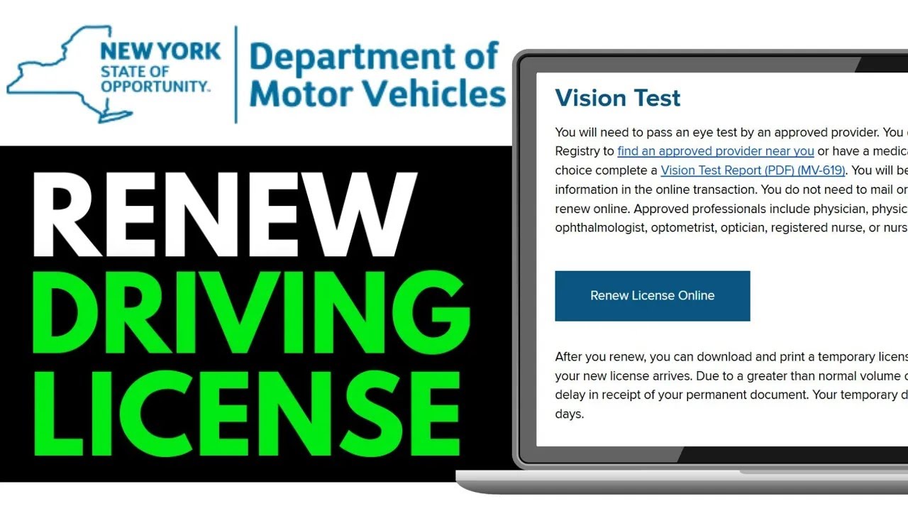 How to Renew Driver&rsquo;s License Online in New York 2025 (QUICK & EASY)