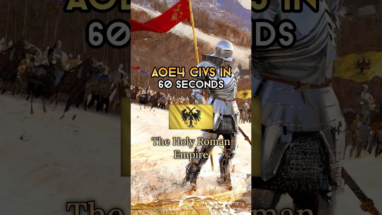 Священная Римская империя &mdash; цивилизации AOE4 за 60 секунд #ageofempires #aoe4 #ageofempires4