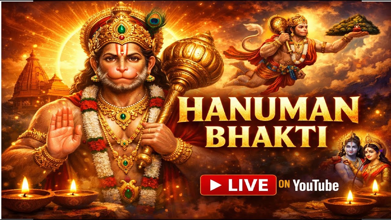 Hanuman Bhakti LIVE 🔥 | Powerful Hanuman Ji Bhajan | Sankat Mochan Darshan | Live Aarti & Blessings