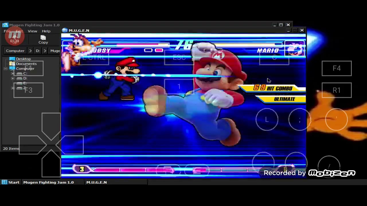 LDM1978 MUGEN: Bubsy vs 4 Random Characters