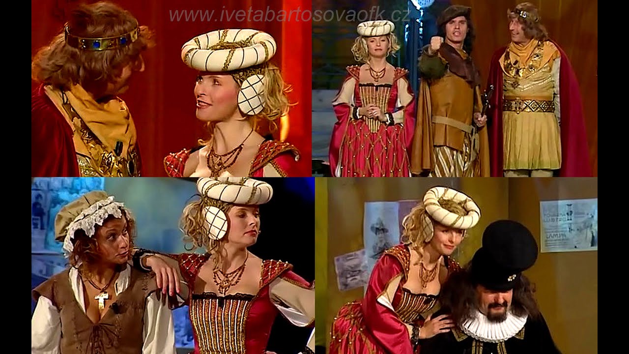 Iveta Bartošová, Y. Blanarovičová, P. Novotný, V. Vydra, L. Mareš ♡  scénka + VA Zaječí pacička