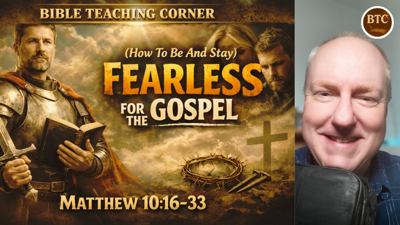 Fearless for the Gospel | Jesus’ Command Not to Fear | Matthew 10:16–33 | BIBLE TEACHING CORNER