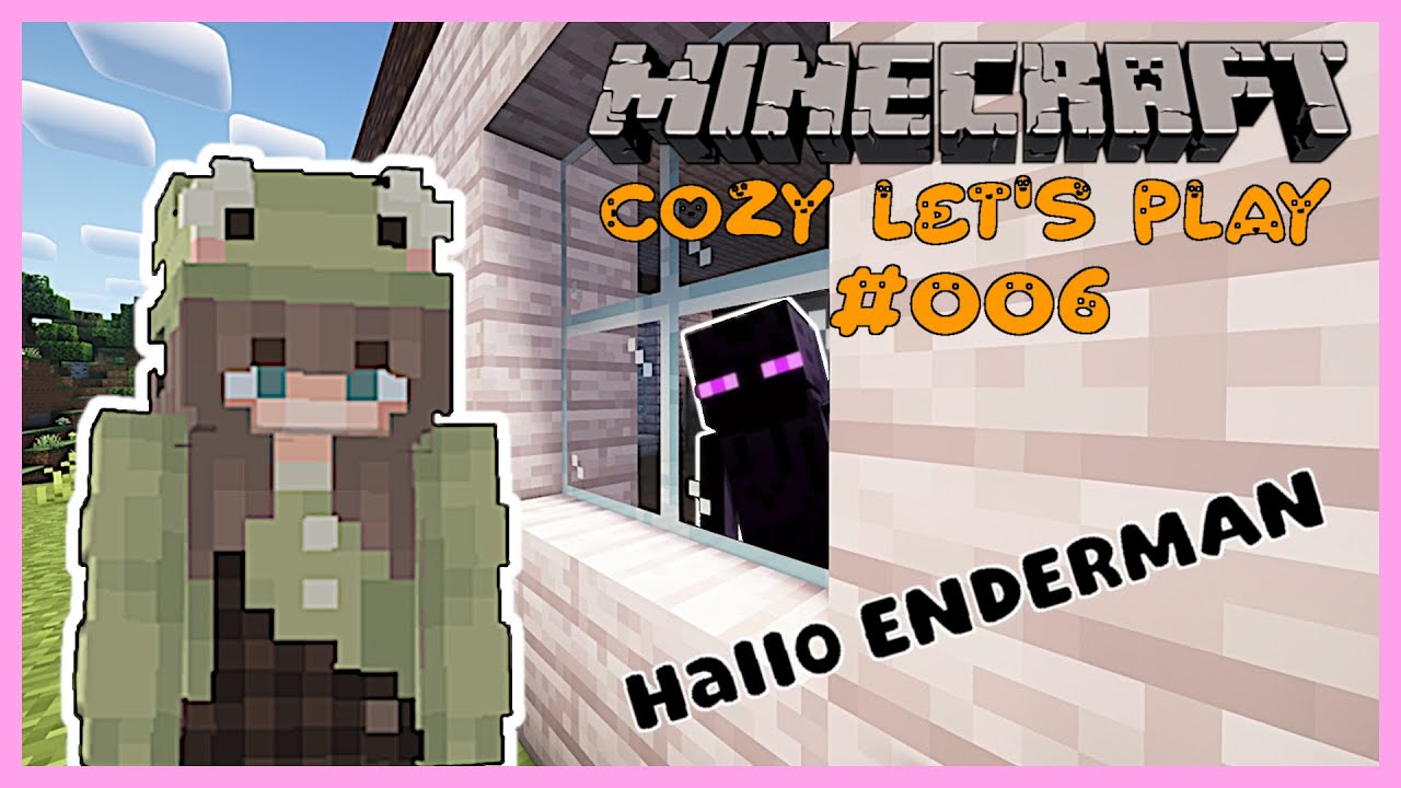 Besuch vom ENDERMAN 🌸 Minecraft Cozy Let's Play | Folge 006