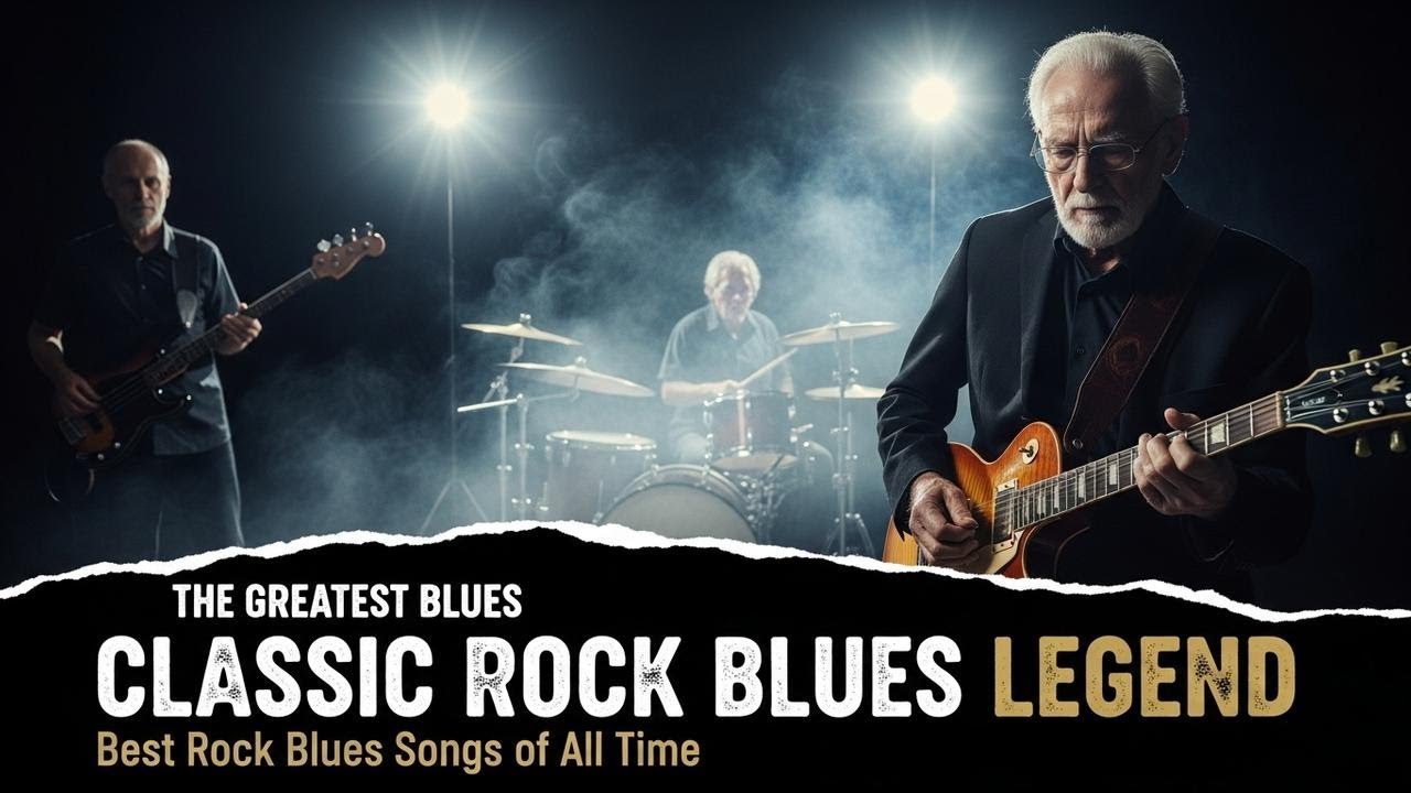 ZZ Top, BB King, Jimi Hendrix, Muddy Waters, Eric Clapton – Classic Rock Blues Legends