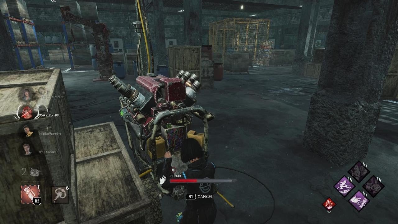 Dead by Daylight: being scared of Michael Myers.