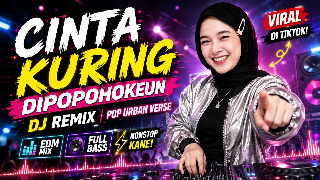 CINTA KURING DIPOPOHOKEUN-DJ REMIX POP URBAN VERSE,EDM MIX, FULL BASS VIRAL #djremix