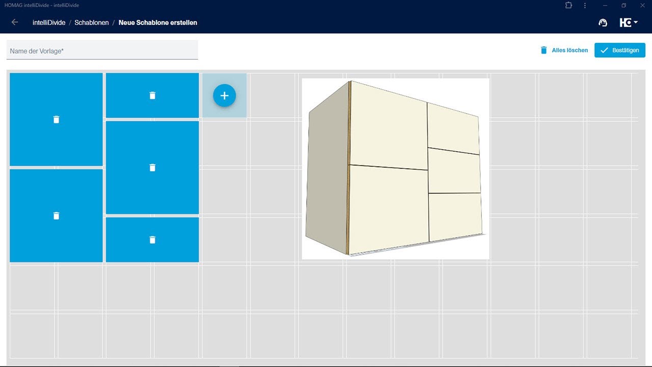 Tutorial intelliDivide: Benutzerdefinierte Schablonen erstellen