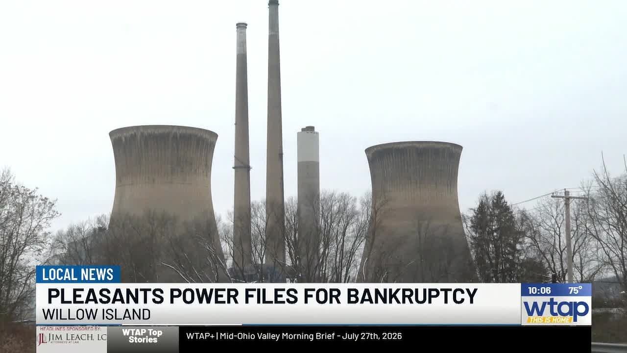 Оператор электростанции Pleasants Power Station подал заявление о банкротстве