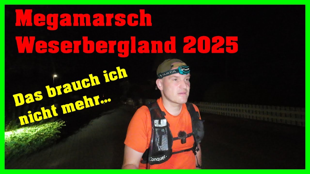 Der letzte 100er - Megamarsch Weserbergland 2025