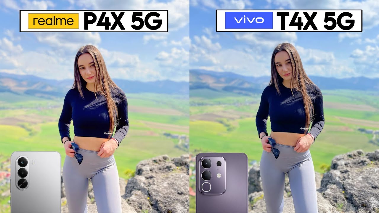 Realme P4X 5G Vs Vivo T4X Camera Test & Comparison 