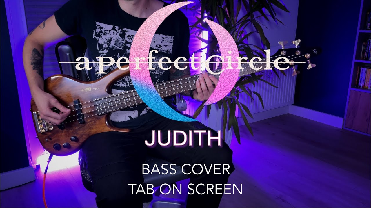 A Perfect Circle - JUDITH [ FREE bass tab / bass cover / hohner / hotone ampero II stage ]