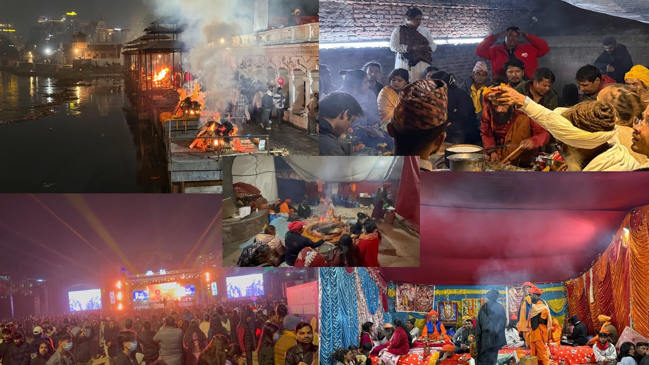  Mahashivaratri  pasupatinath temple night ❤️❤️ harhar mahadev
