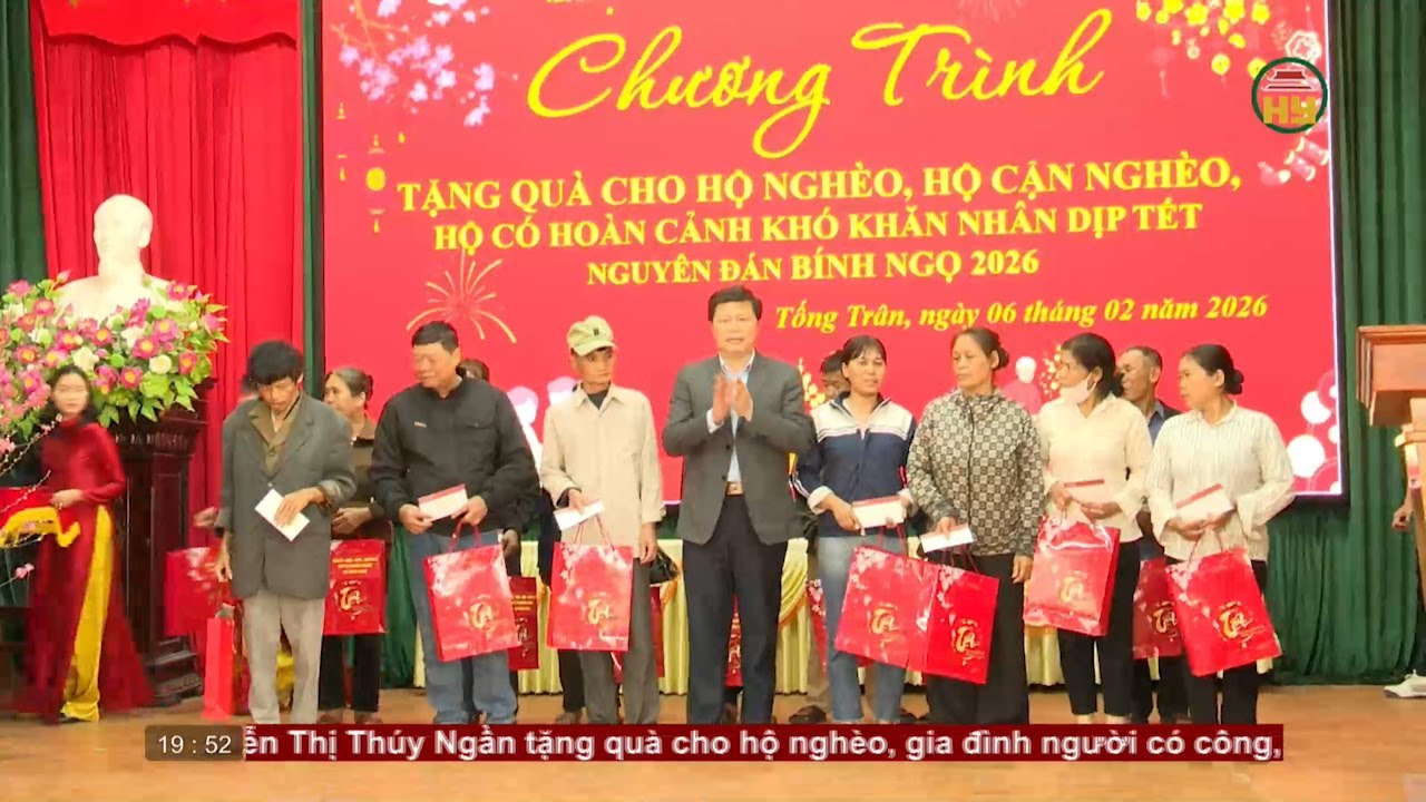 Thăm, tặng quà nhân dịp Tết Nguyên đán | HYTV