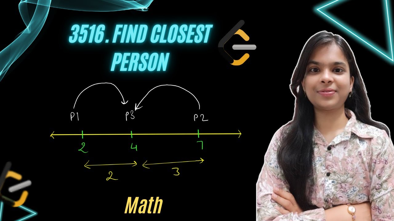3516. Find Closest Person | O(1) | Easy Explanation | Leetcode