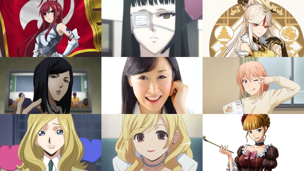 Sayaka Ohara All Anime and Games Character Role Seiyuu/Voice Actors Comparison
