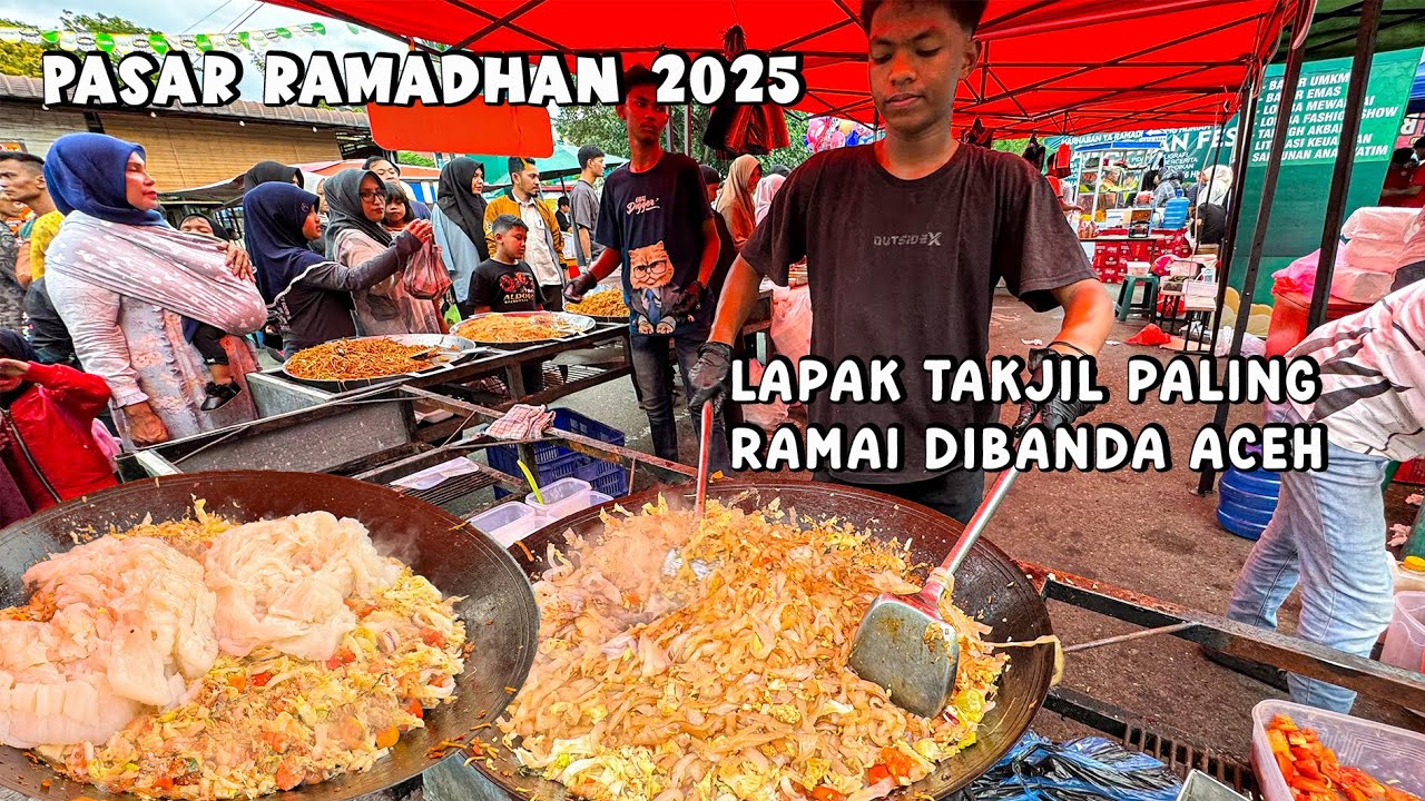 HEBOH, RELA DESAK-DESAKAN DEMI BISA WAR TAKZIL DISINI | BAZAR RAMADHAN TERBESAR DI ACEH 2025