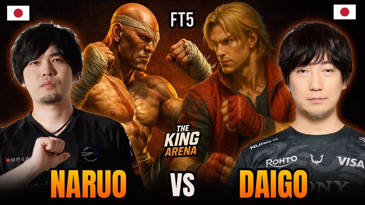 🔥 INSANE FT5 ▰ DAIGO (Ken) vs NARUO (Sagat) ▰ Street Fighter 6 | High-Level Set 🔥