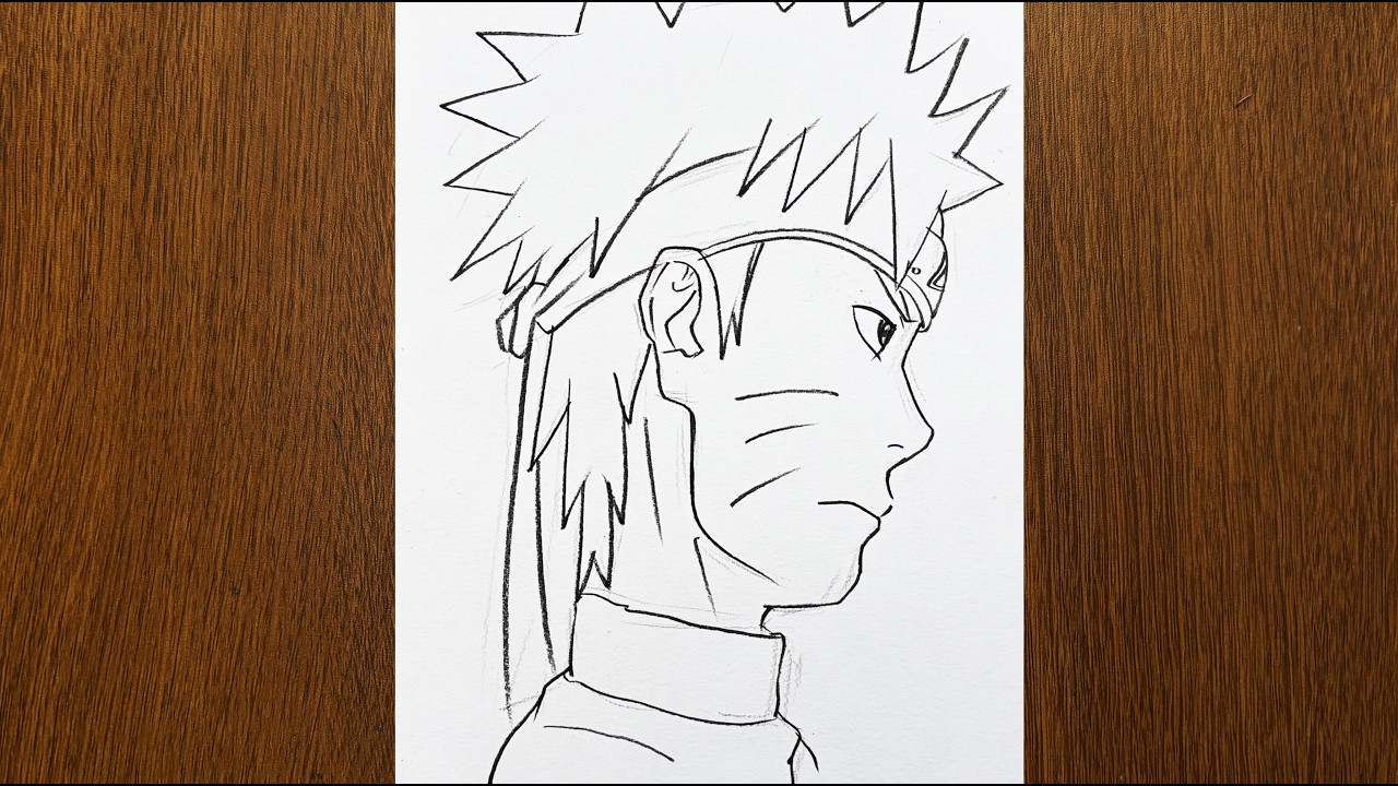 How to Draw Naruto step by step || Naruto Uzumaki drawing step by step || Drawing tutorial anime art