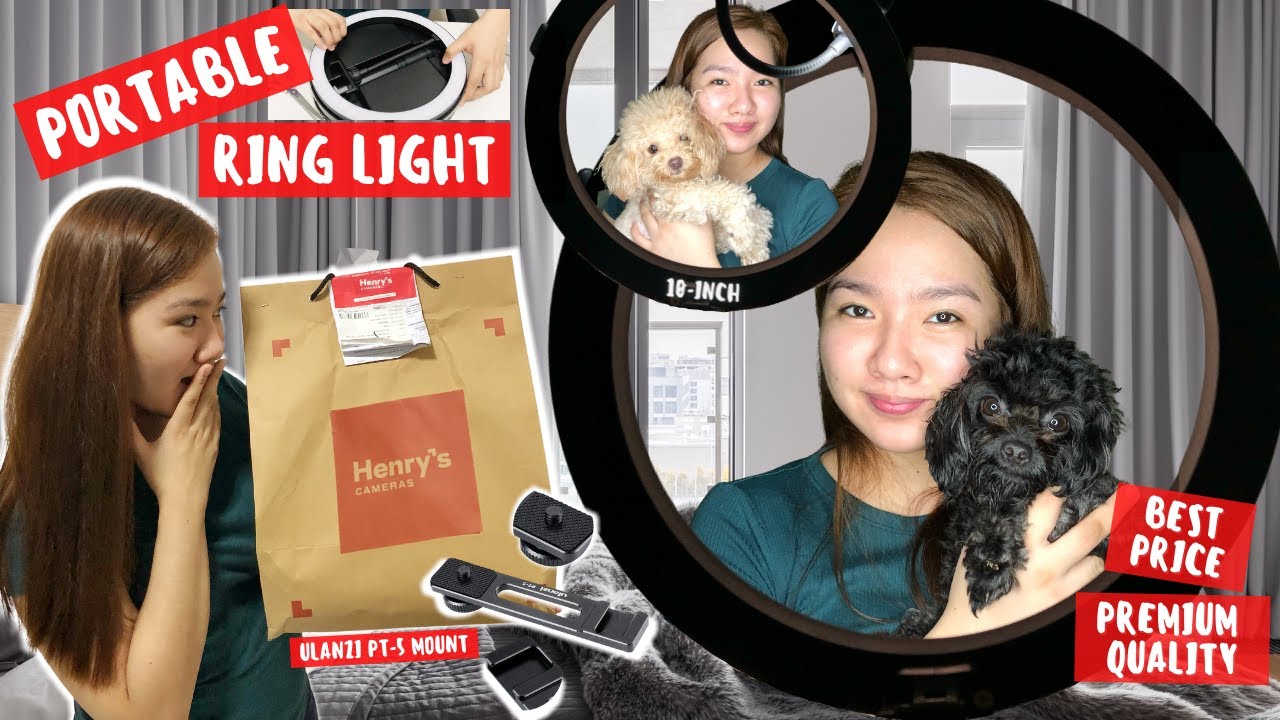 UNBOXING ENOVATION RING LIGHT 10-INCH AND ULANZI MICROPHONE MOUNT + REVIEW
