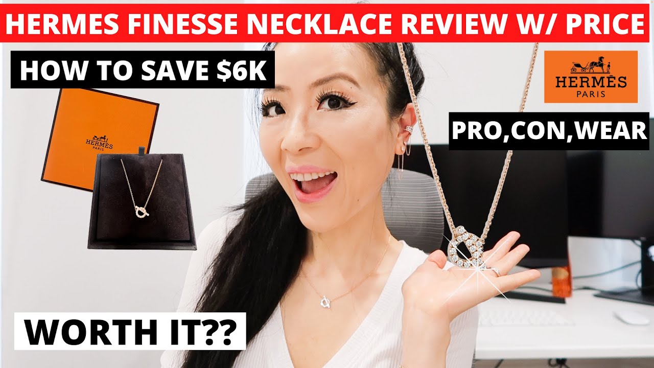 HERMES FINESSE NECKLACE REVIEW WITH PRICE | Hermes finesse necklace in depth review, pros cons, wear