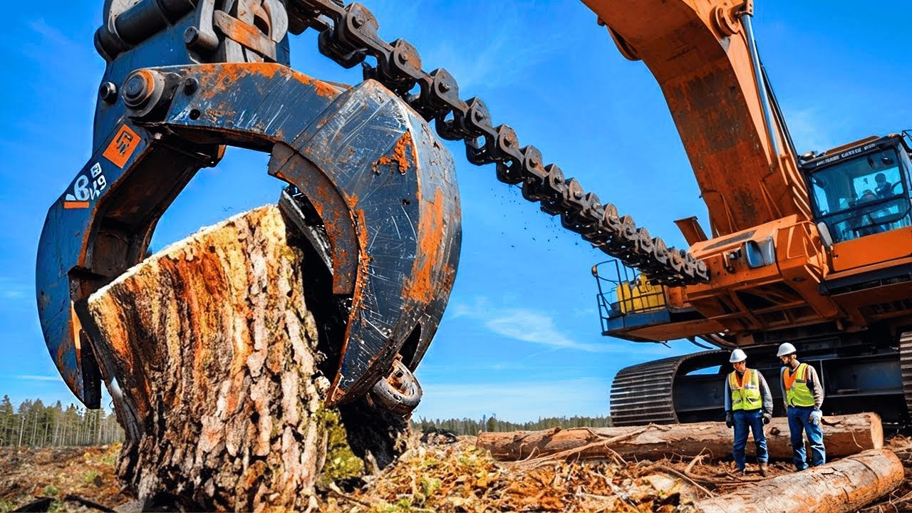 SCOPRI LE MACCHINE PER IL TAGLIO DEGLI ALBERI PIÙ PERICOLOSE AL MONDO!