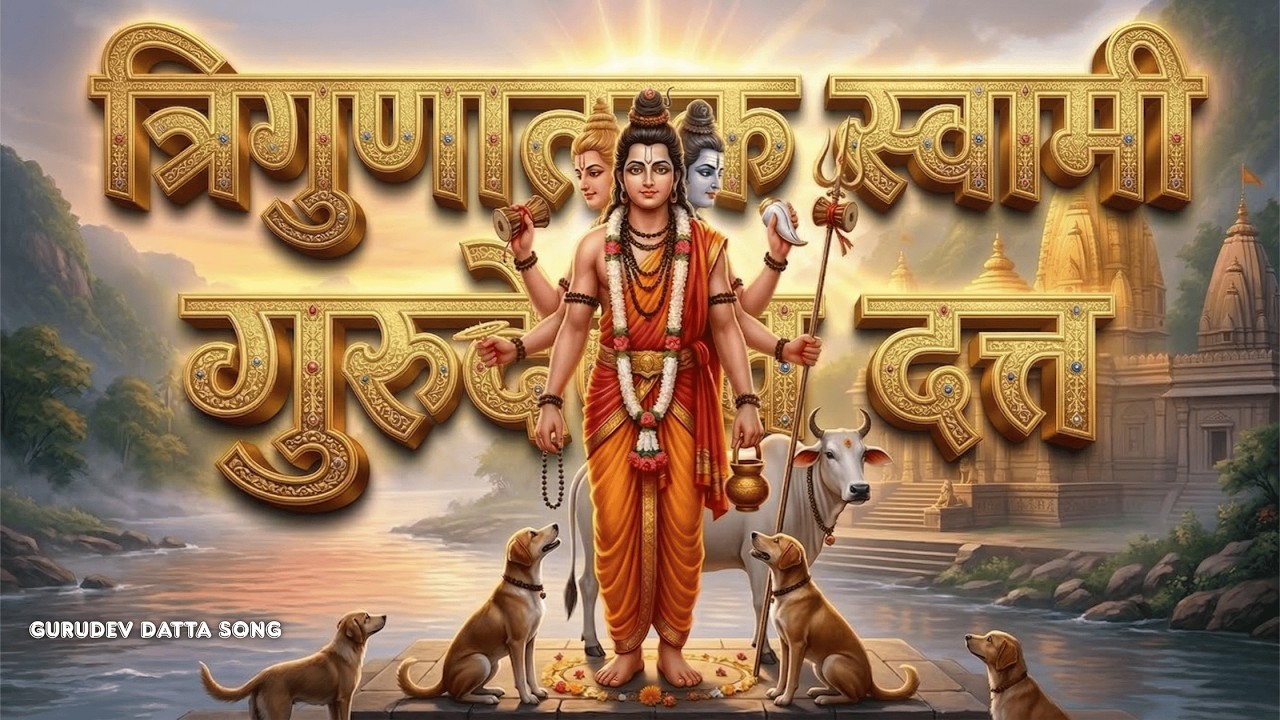 गुरुदेव दत्त | त्रिगुणात्मक स्वामी | Datta Song | Digambara Digambara | Marathi Bhakti Song 2026
