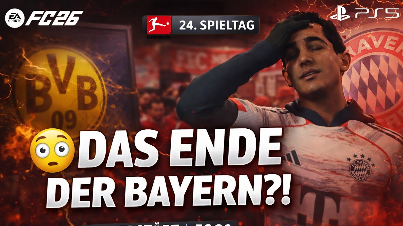 FC26 | Borussia Dortmund vs FC Bayern München 🔥 DER KLASSIKER – Bundesliga 24. Spieltag | PS5™PS5™