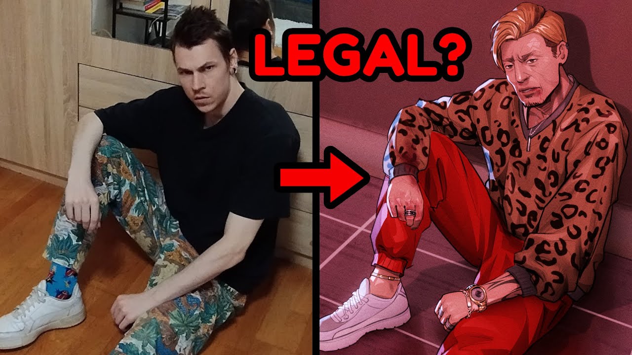 I used an ILLEGAL art technique
