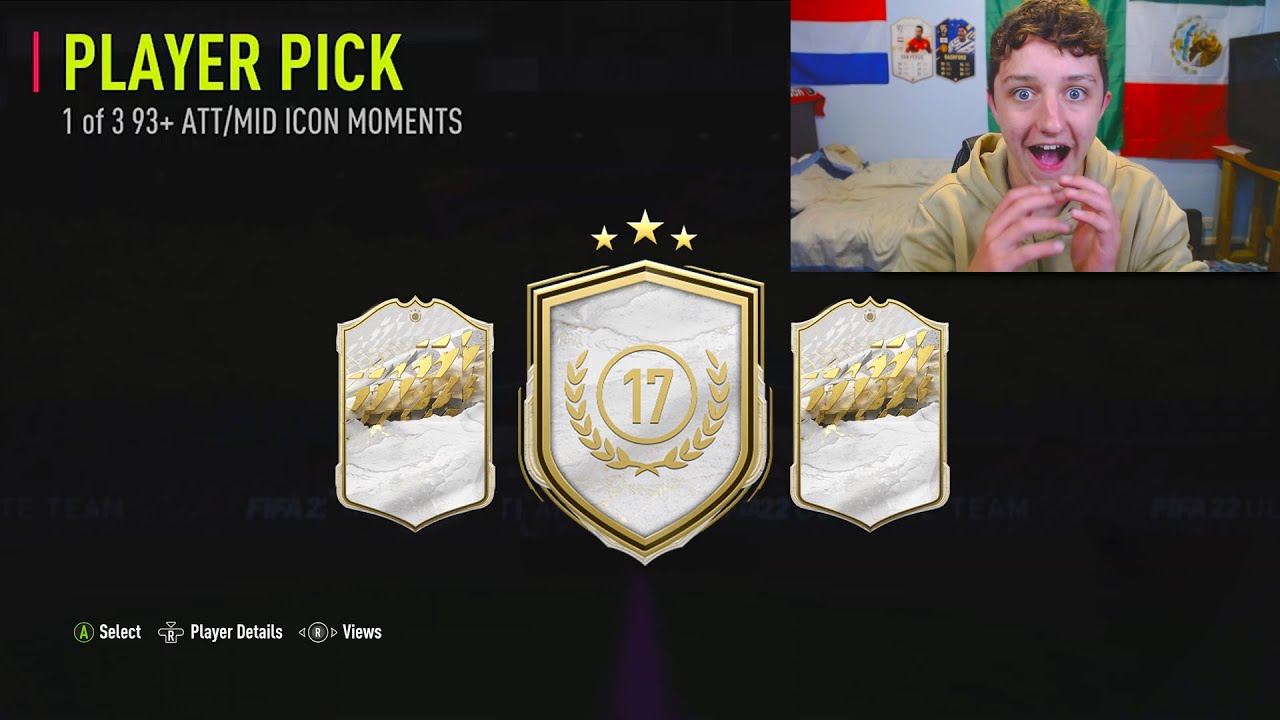93+ ATT/MID Icon Moments Player Pick was MAD!!! (17 Tokens)