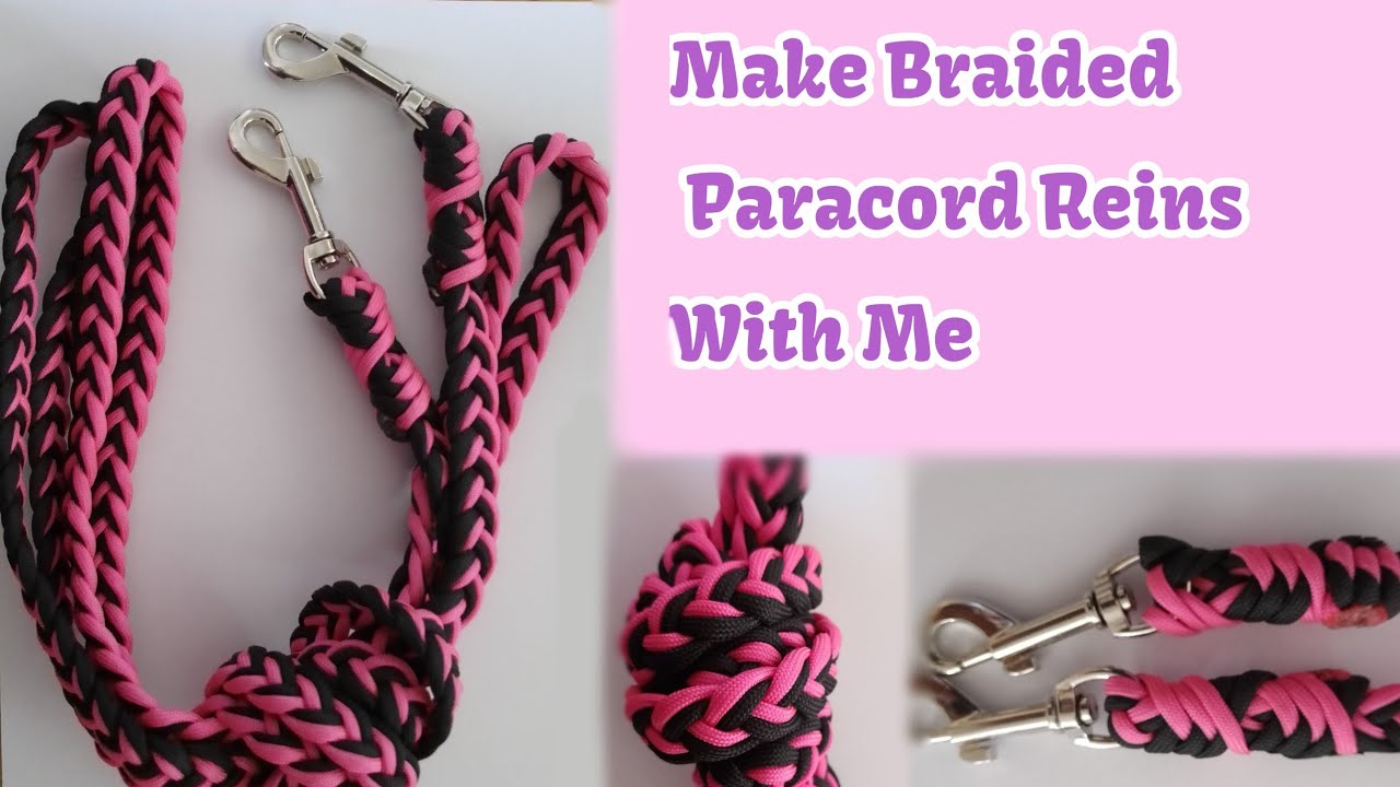 Make Braided Paracord Reins With Me!