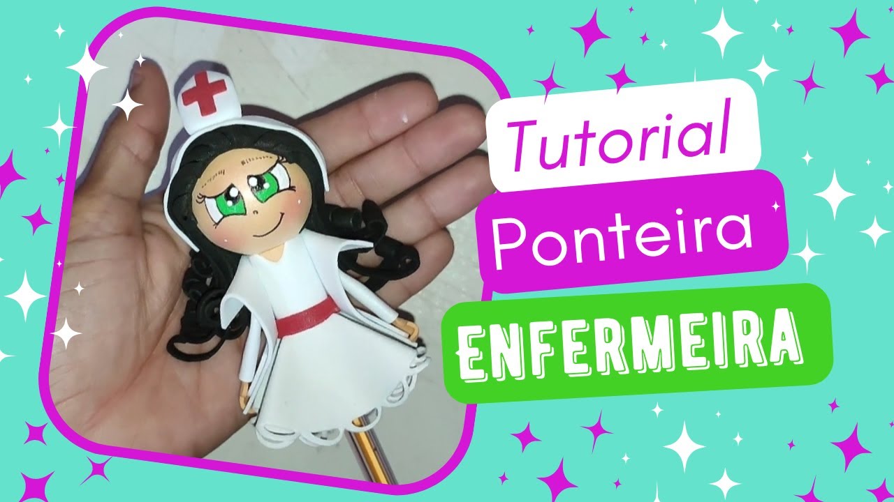 #diy Como Fazer Ponteira Enfermeira #tutorial completo